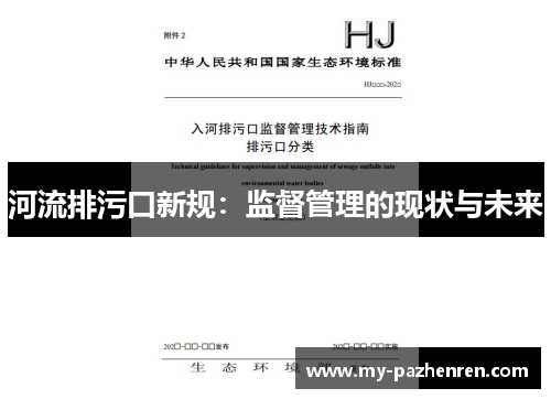 河流排污口新规：监督管理的现状与未来